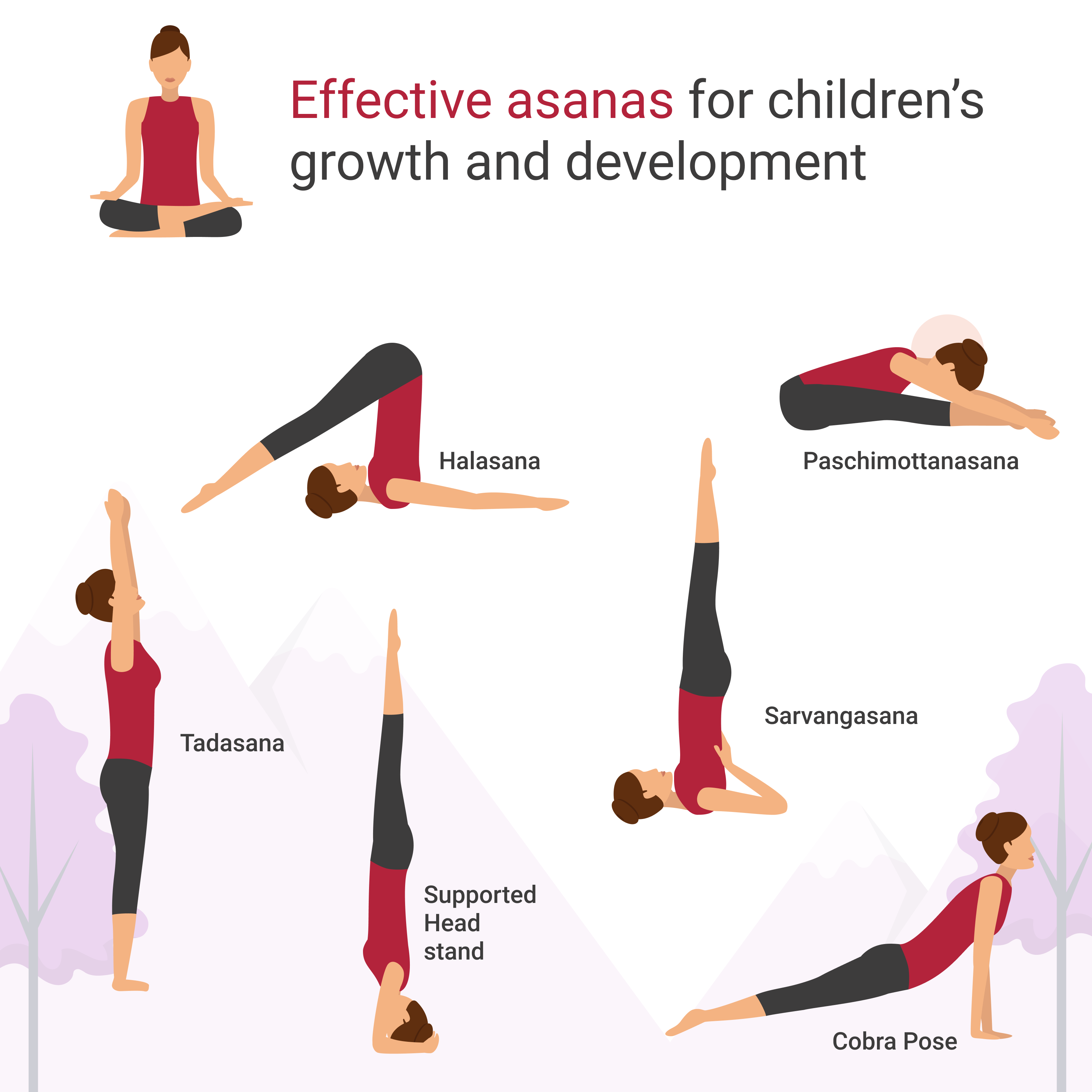 10 effective asanas for children’s growth and development